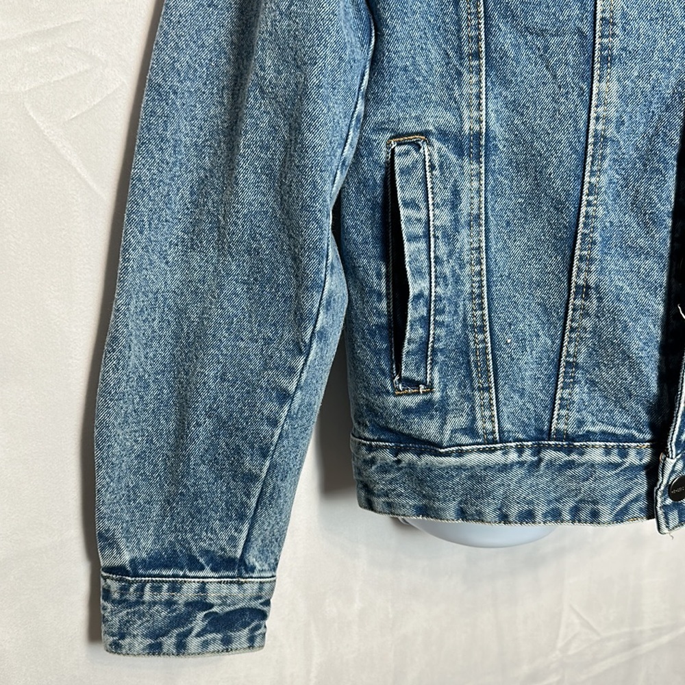 MEMBERS ONLY SpongeBob SquarePants button up denim jacket BNWOT - Picture 4 of 11